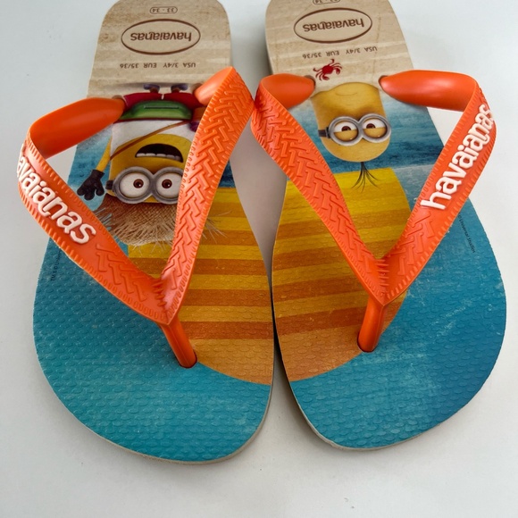 Havaianas Minions Flip Flop Sandal size 3/4Youth - Picture 2 of 8